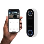 Hombli Smart Doorbell 2 med klokkespil, 1080P videokamera, to-vejs lyd, bevægelsesdetektion, nem installation via WiFi, trådløs eller batteri - Ydmyg