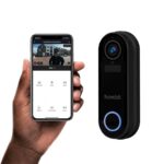 Hombli Smart Doorbell 2 med klokkespil, 1080P videokamera, to-vejs lyd, bevægelsesdetektion, nem installation via WiFi, trådløs eller batteri - Ydmyg