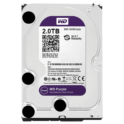 Se WD Purple 2TB Harddisk hos SD Teknik