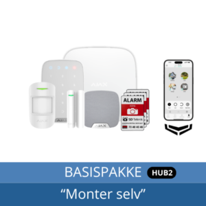 AJAX HUB 2 Basispakke m/pir