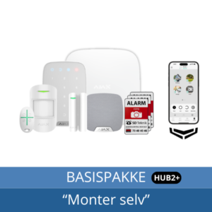 AJAX HUB 2 PLUS Basispakke m/pir