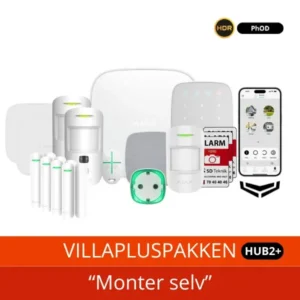 AJAX HUB 2 PLUS VillaPluspakke foto