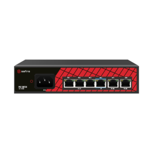 Safire 4 ports PoE Switch 60W, 2 x GB uplink