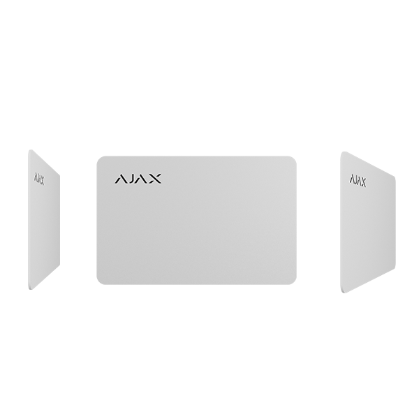 Ajax nøglekort - Hvid