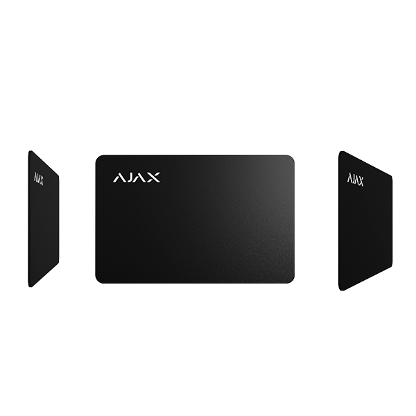 Ajax nøglekort - Sort